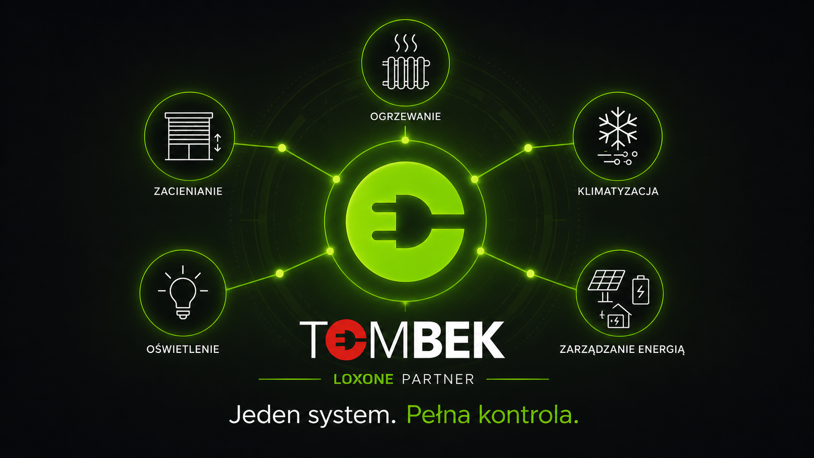Schemat systemu TOMBEK SmartHome