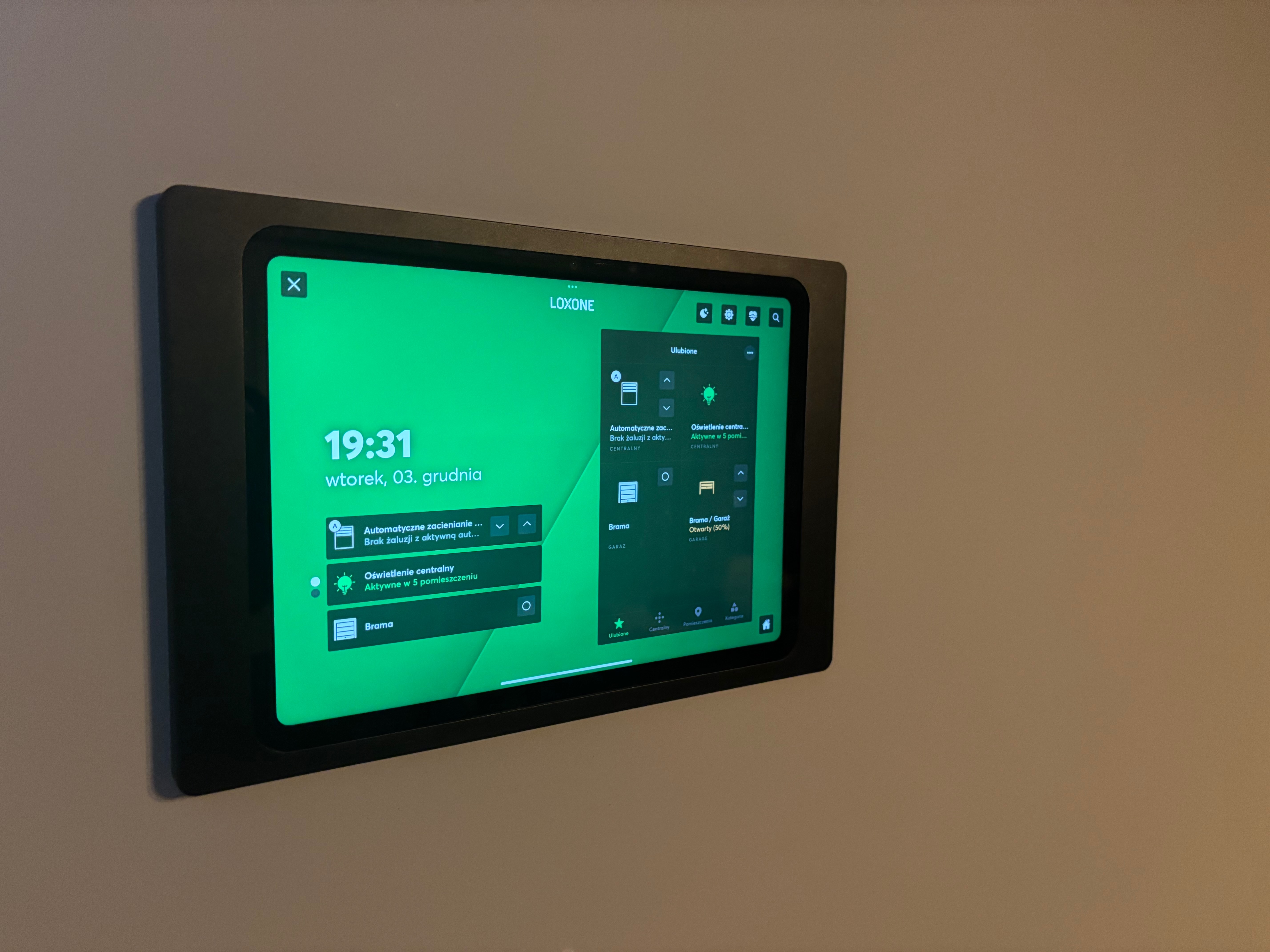 Panel dotykowy Loxone